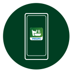 Philips Aplikacja Ikona Biale